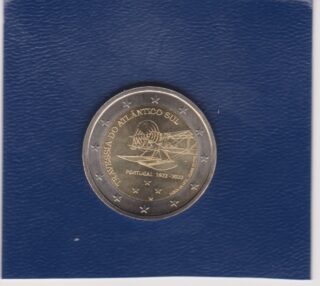 2022 - 2 euro - 100° Anniversario 1^ Transolata Dell'Atlantico Meridionale - Portogallo